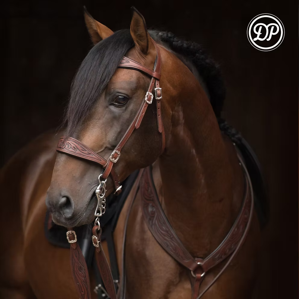 SF41 Soft Feel Baroque Headstall Decor