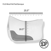 FL03 Wool Felt Pad Baroque