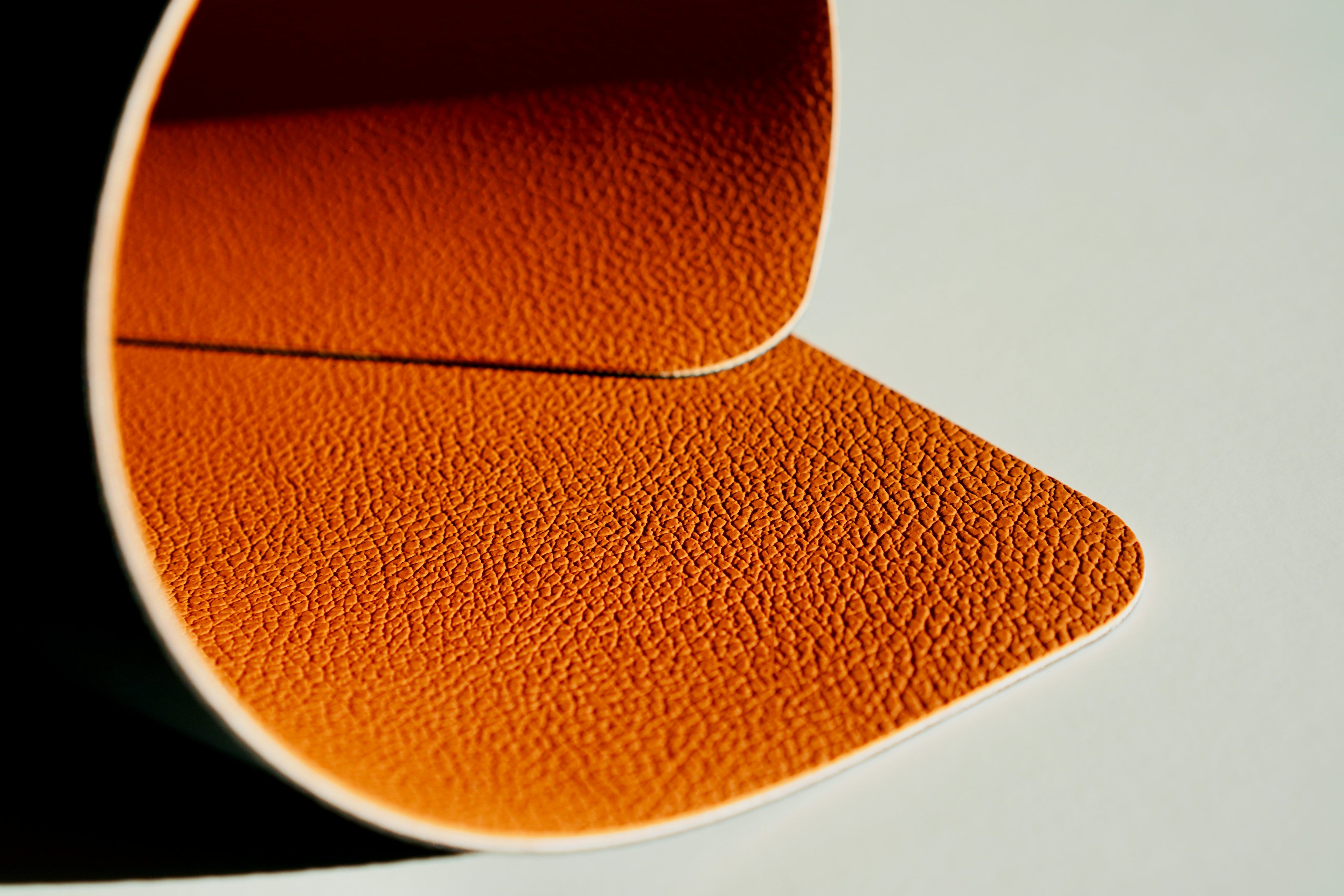 rolled saddle leather