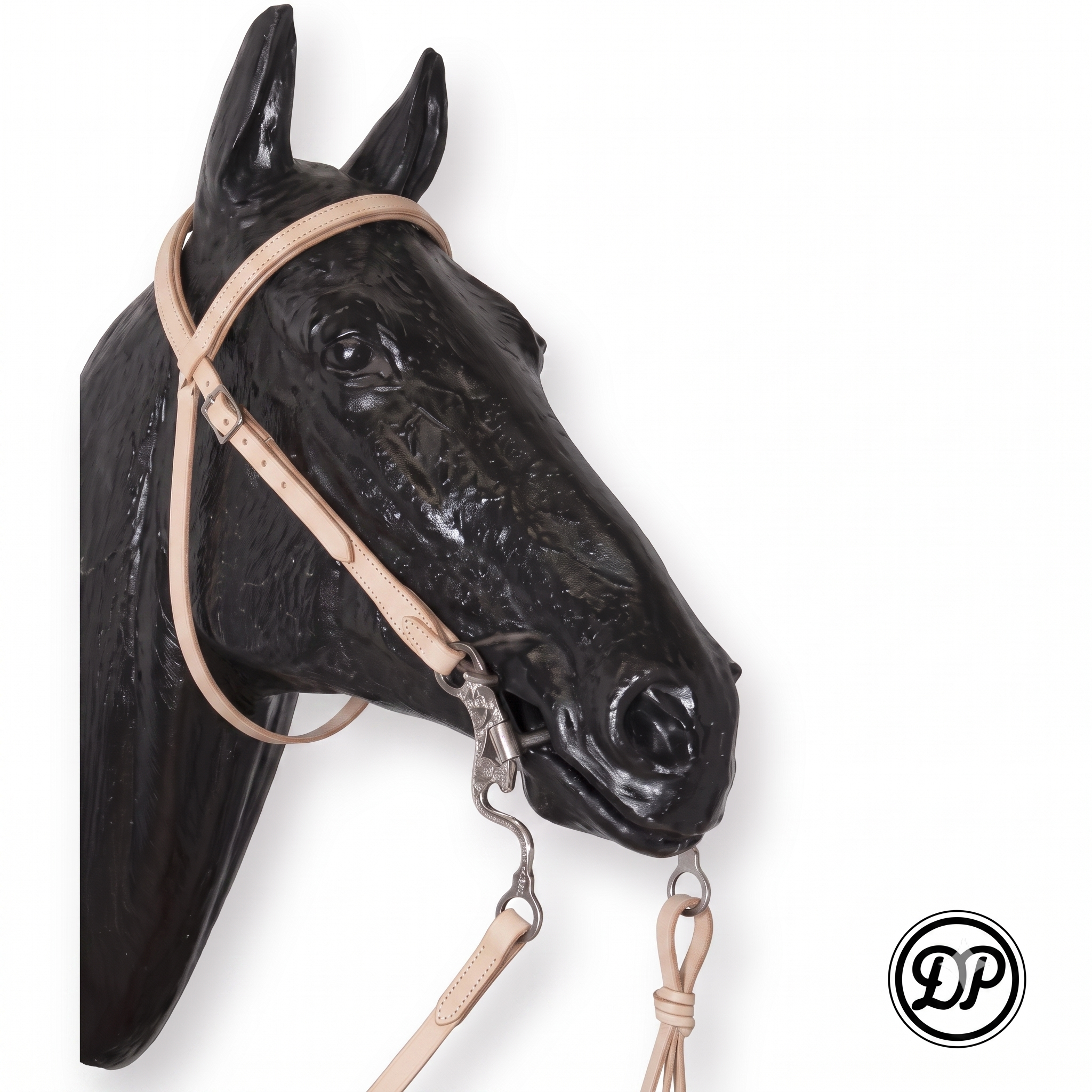 SF05 Soft Feel Western Headstall, Straight brow band