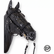 SF20AP59 Soft Feel Baroque Headstall with tooling