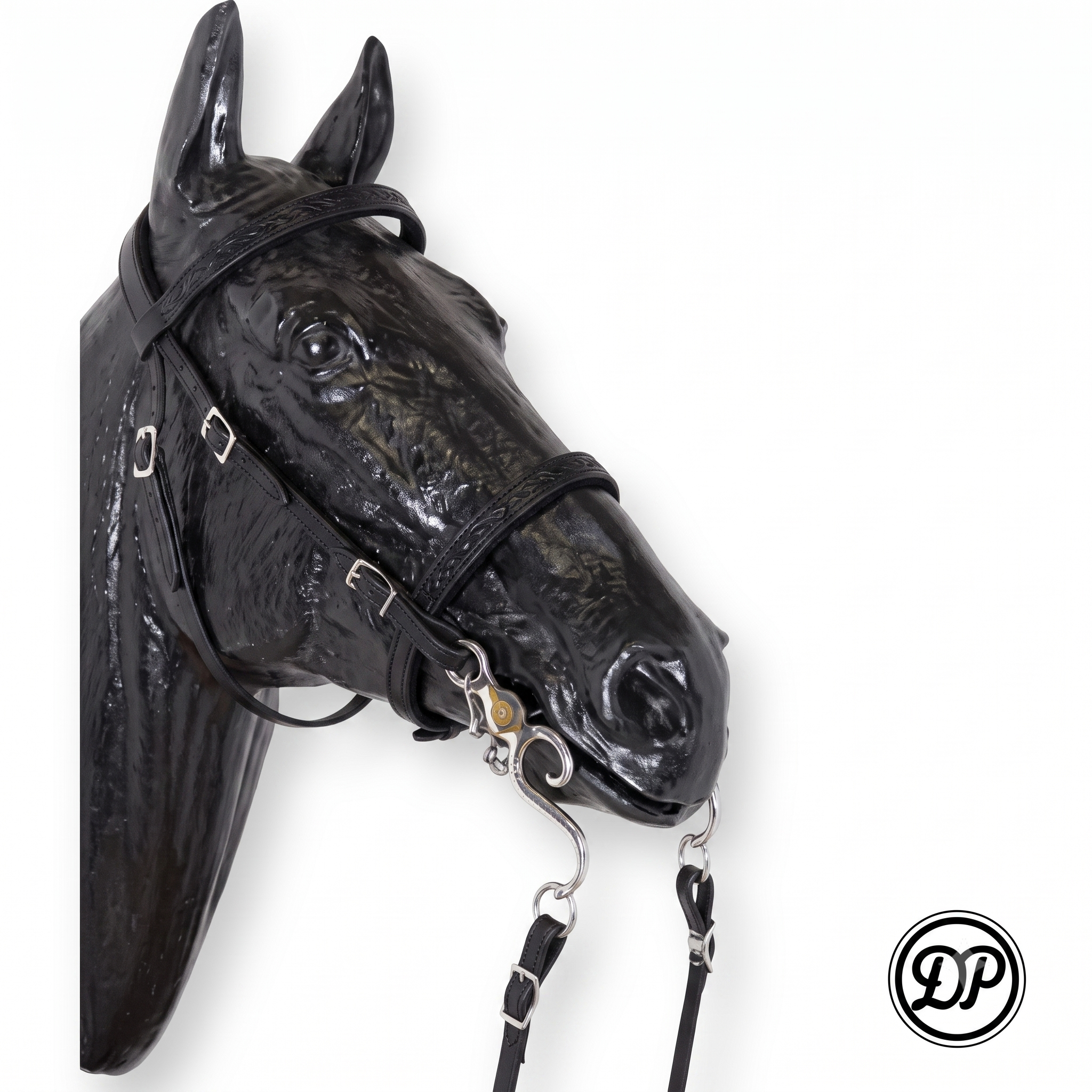 SF20AP59 Soft Feel Baroque Headstall with tooling