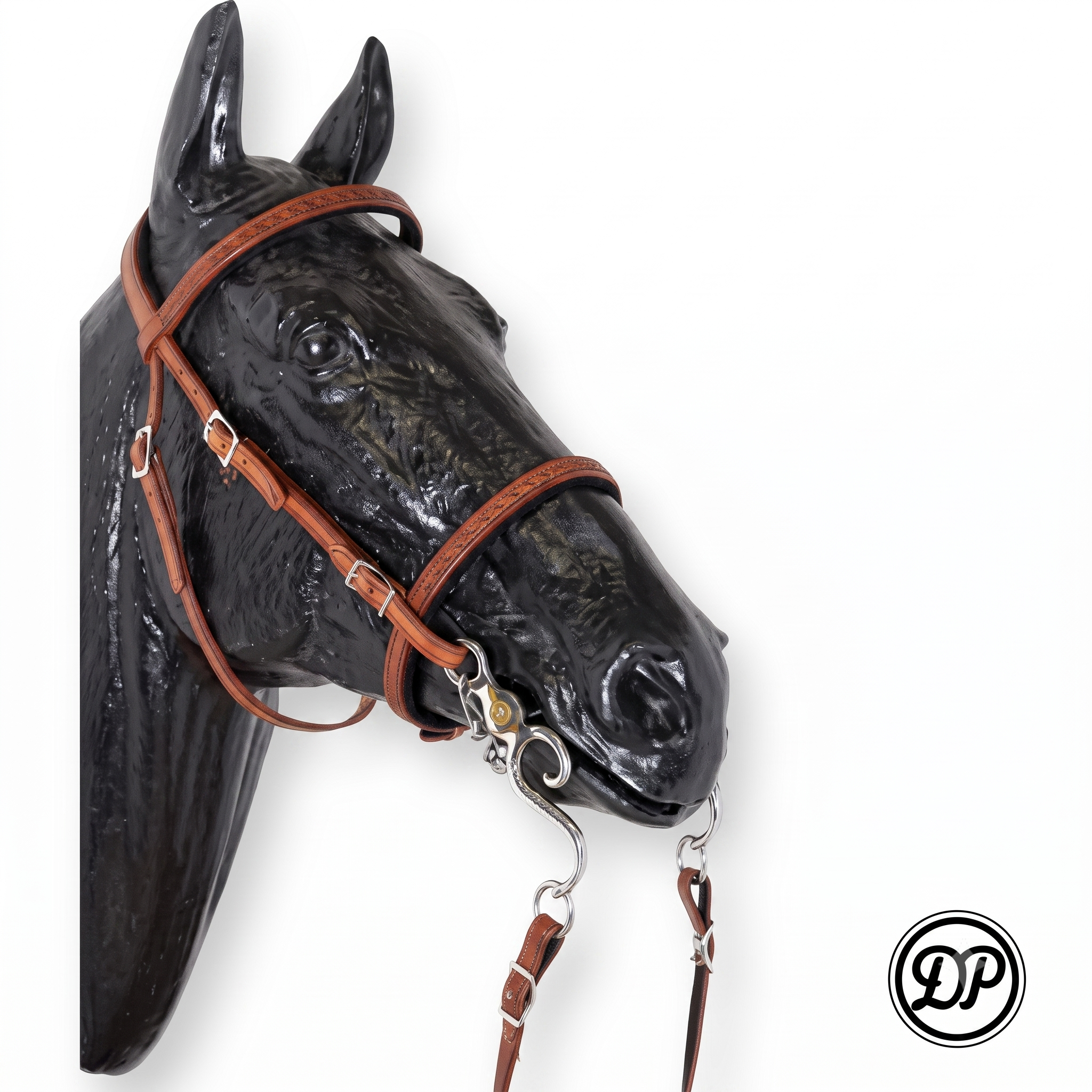 SF20AP59 Soft Feel Baroque Headstall with tooling