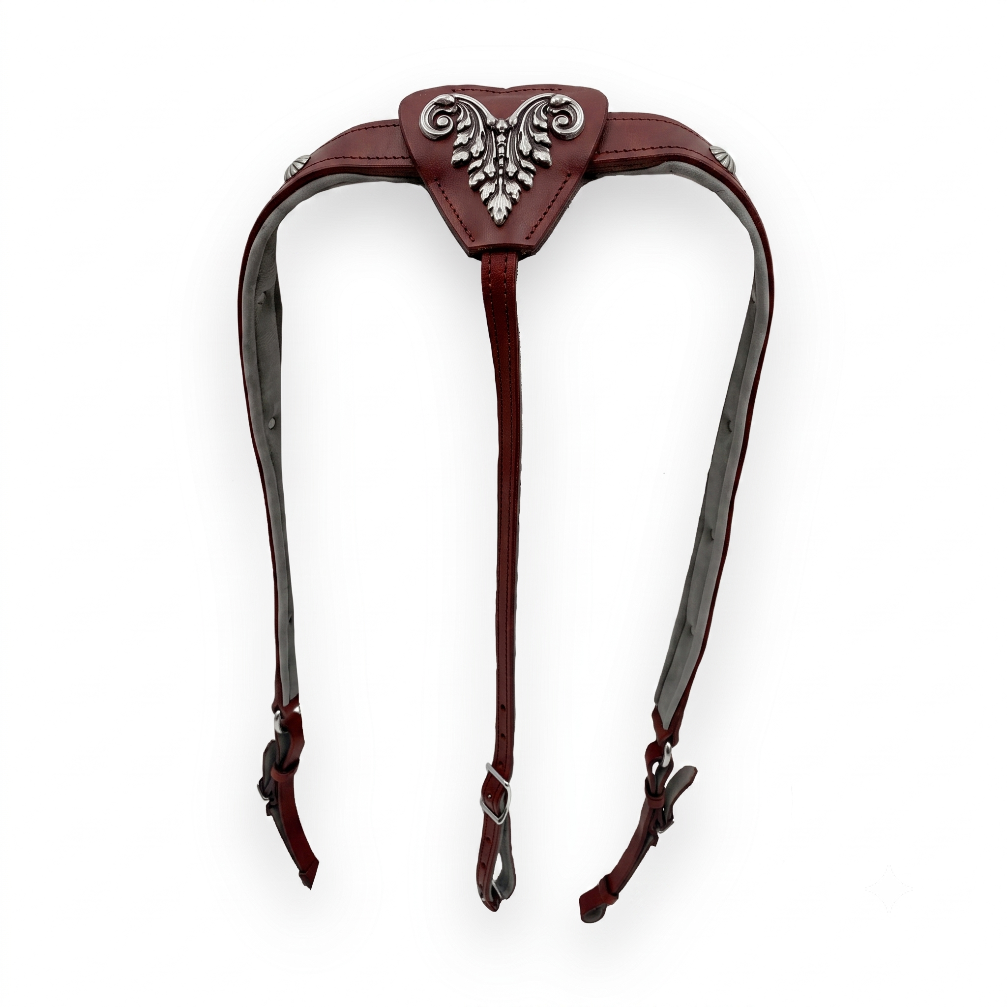 SF28 Soft Feel Breast Collar Deluxe with Conchos